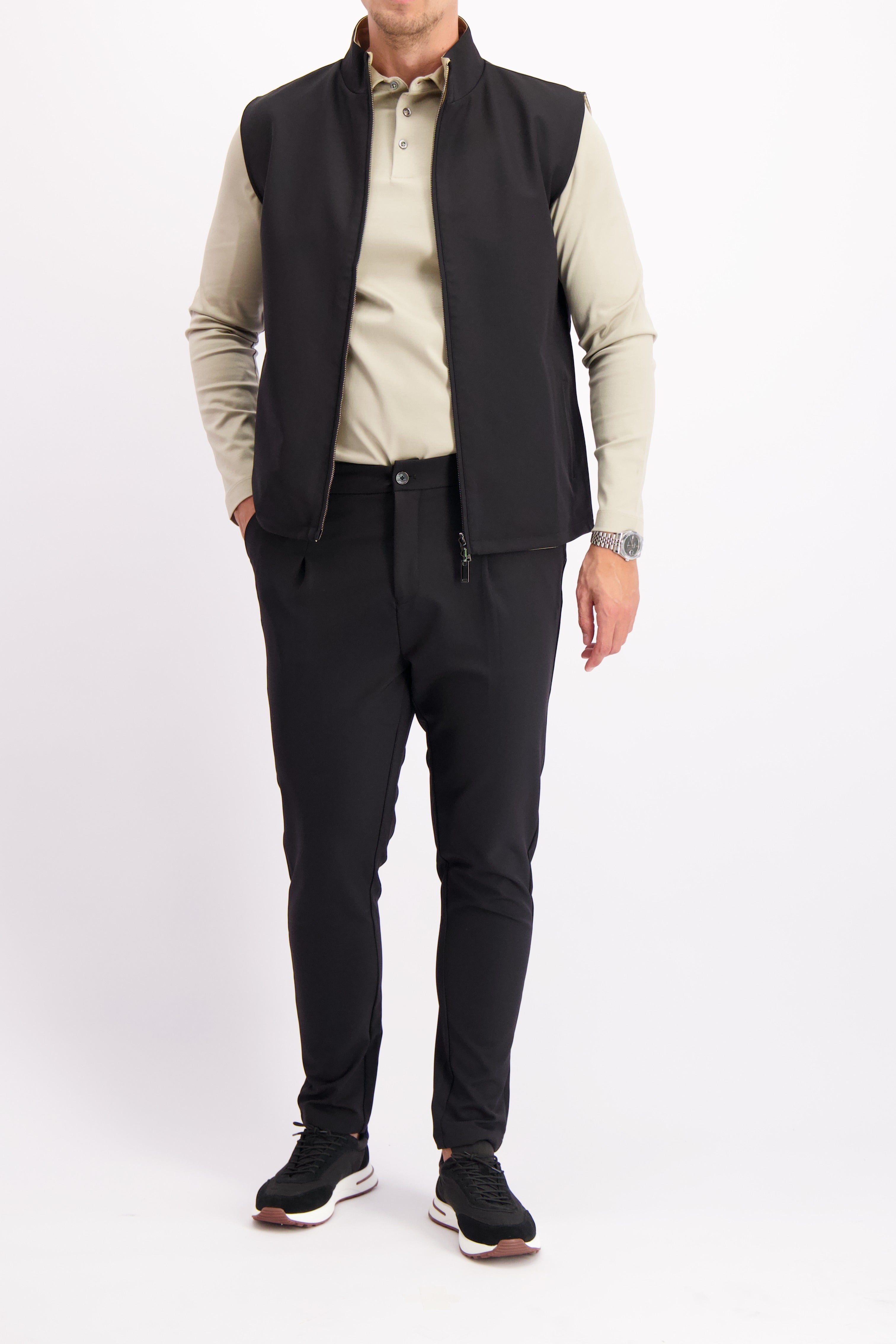 TECH BODYWARMER REVERSIBLE | BLACK+SAND