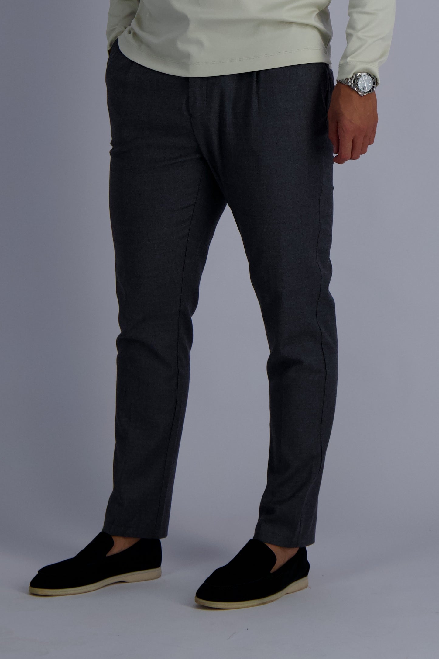 WOOL TECH PANTALON | DARK GREY