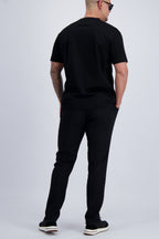MERCERISED T-SHIRT | BLACK