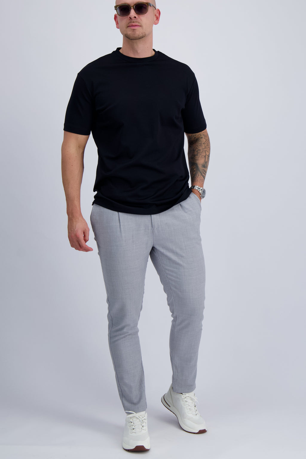 MERCERISED T-SHIRT | MIDNIGHT BLUE