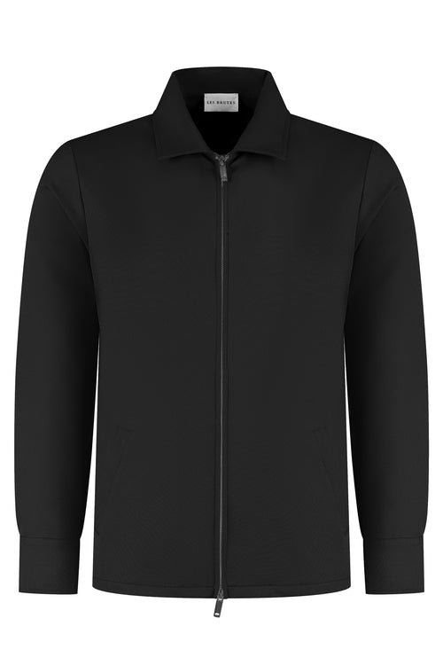 HEAVY TECH OVERSHIRT | BLACK