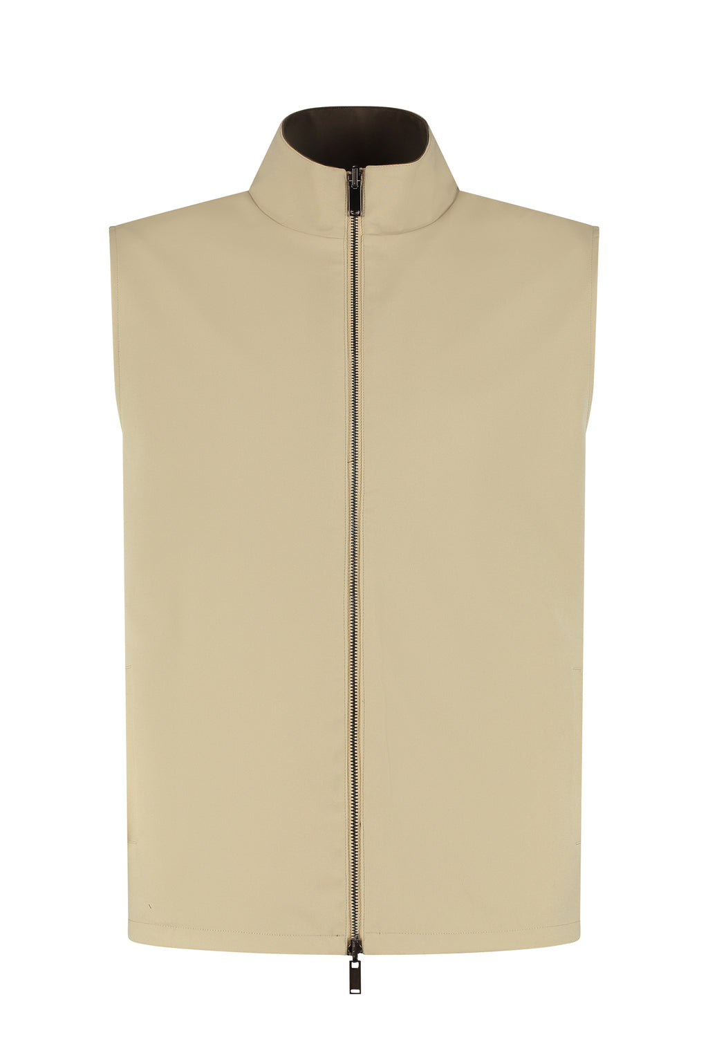 TECH BODYWARMER REVERSIBLE | BROWN+SAND