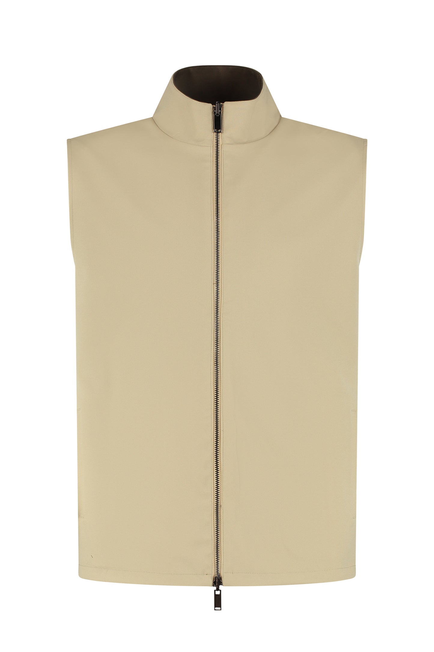 TECH BODYWARMER REVERSIBLE | BROWN+SAND
