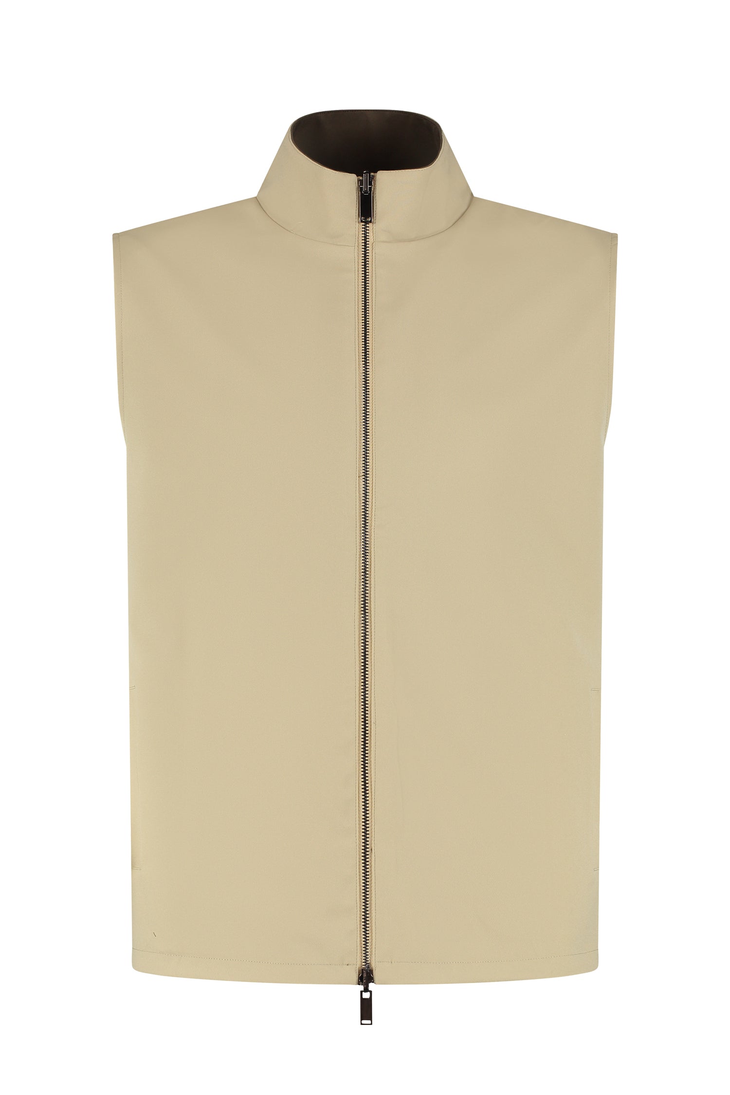 TECH BODYWARMER REVERSIBLE | BROWN+SAND