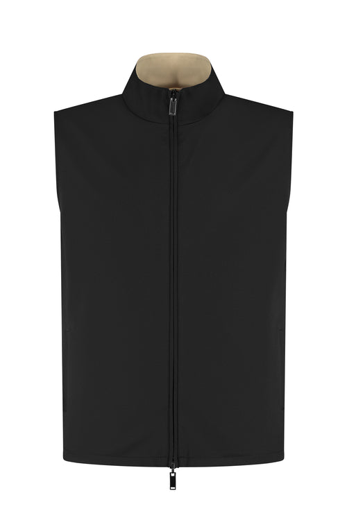 HEAVY TECH BODYWARMER REVERSIBLE | BLACK+SAND