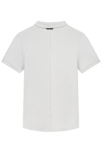 Les Brutes polo light grey polo reverse collar polo grijs lichtgrijs