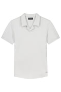 Les Brutes polo light grey polo reverse collar polo grijs lichtgrijs