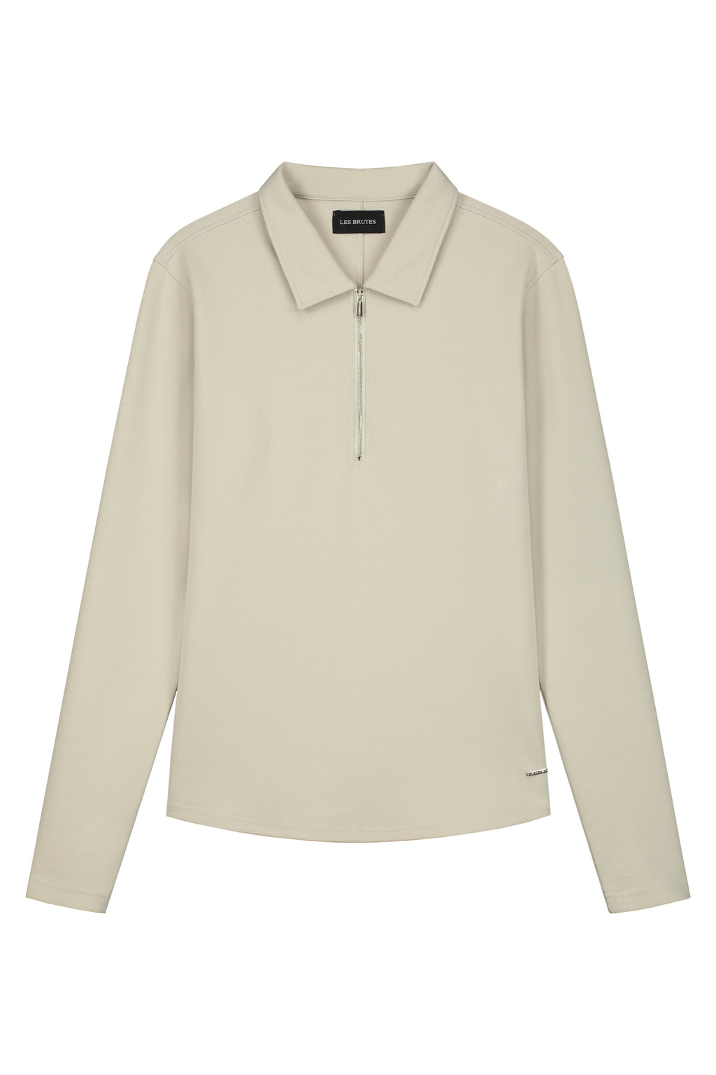 Les Brutes Essential polo long sleeve creme