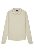 Les Brutes Essential polo long sleeve creme