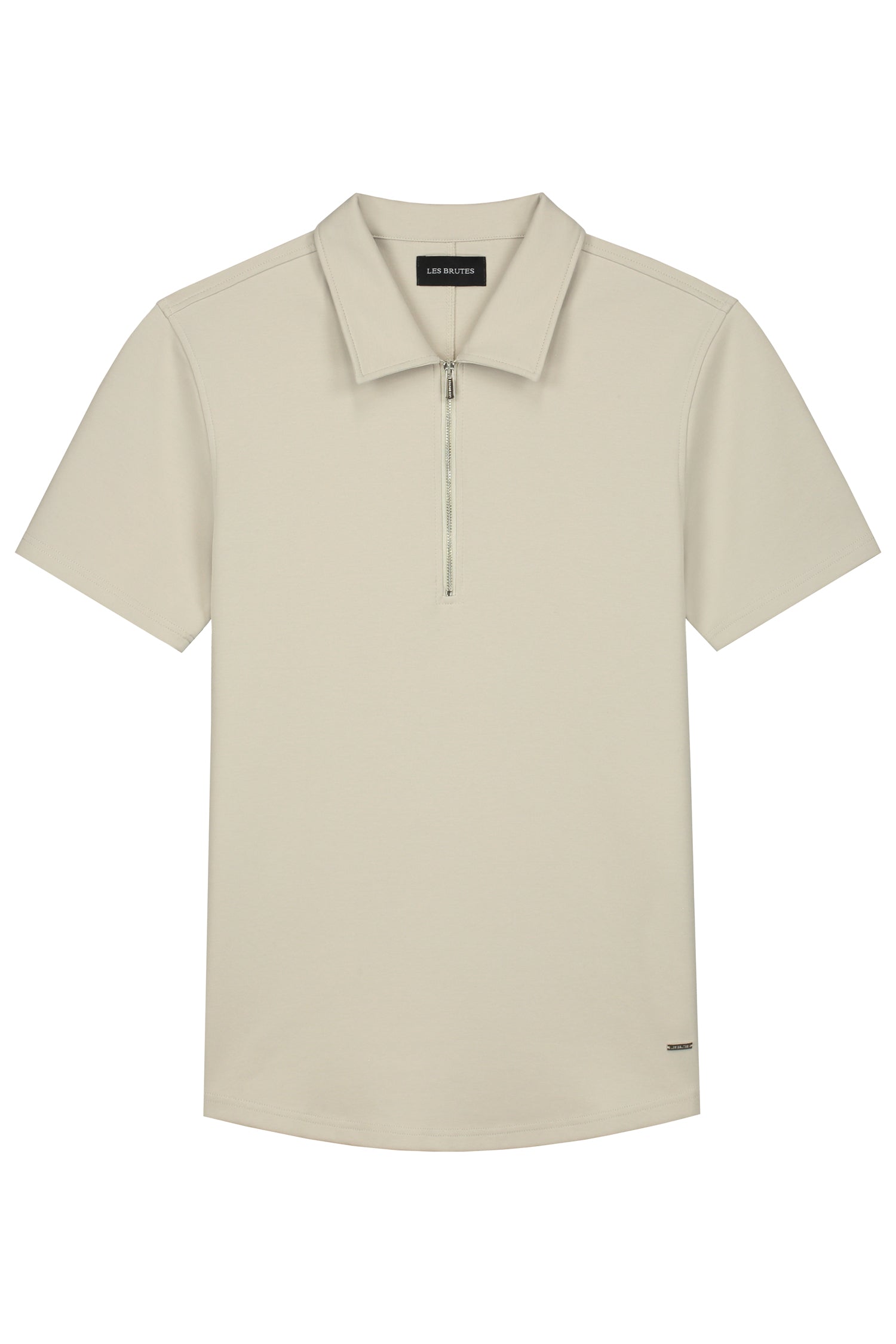 Les Brutes Essential polo short sleeve Creme